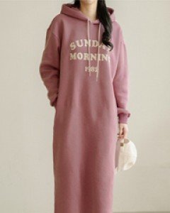 Morning napping hooded dress C111007