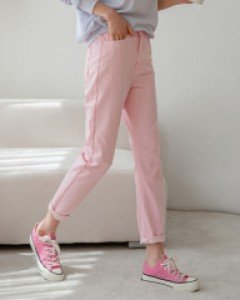 Pring Color Baggy Pants