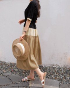 Pretty Color Mapping Dress