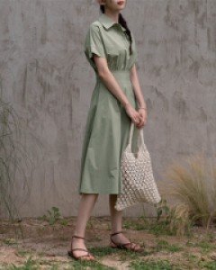 [valyou] Hepburn Shirt Dress