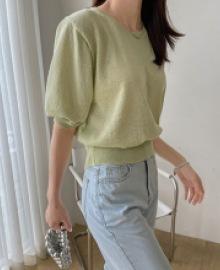 Juri Linen Puff Knitwear C070681