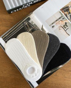 Knitted overshoes C072116