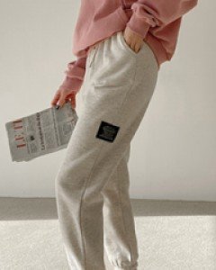 Patch napping jogger pants C121246