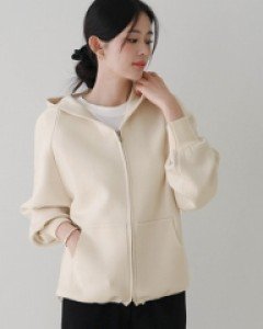 St Knitwear Hood Zip up