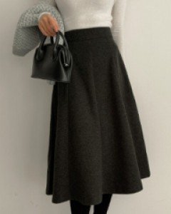 Geo-wool skirt C010227