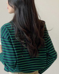 Leafne horizontal striped T-shirt C011836