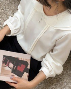 [valyou] Anna Double-Layered Frill Blouse
