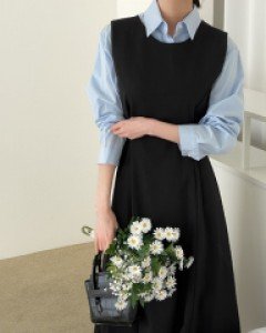 Elle Waist Belt Sleeveless Dress