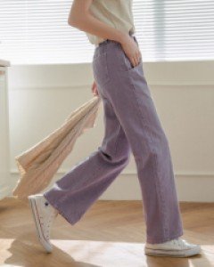 Perfect Pants 61ver (color straight wide pants)