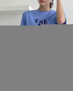 Taken Lettering Short-Sleeved T-Shirt