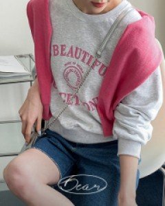 [Dear Short Women] JB Raglan Sweatshirt