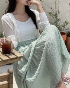 [valyou] Vely plain cancan banding skirt