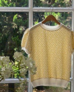 Daily Flower Wrinkle T-shirt