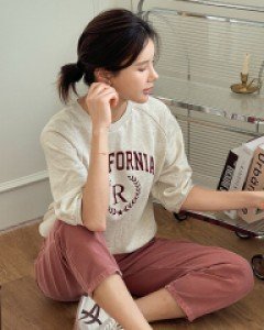 Rocking Printed 3/4 sleeve sweatshirt