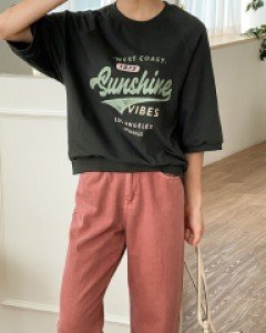 Vibe 3/4 sleeve sweatshirt