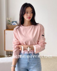 [1+1][valyou] Uni VY Patch T-shirt