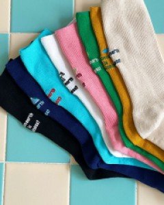 Lovely embroidered socks