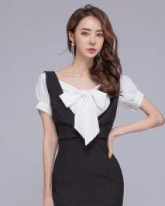 *비바리본 원피스*