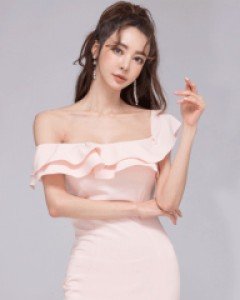 *원훌숄더 원피스*