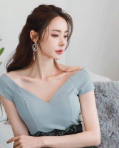 *허리레이스 원피스*