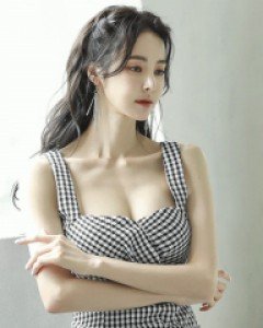 *카멜체크 원피스*