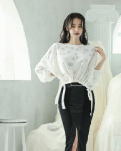 *체인장식 스커트*