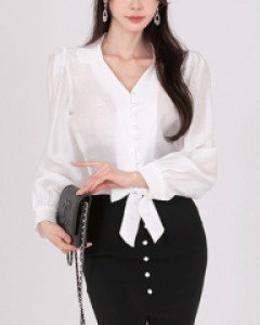 *진주스틸 블라우스*