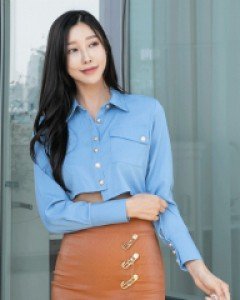 *오버크로 블라우스*