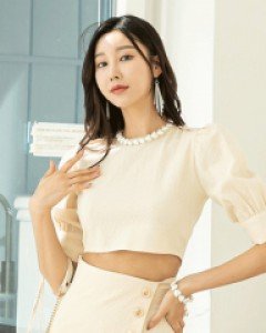 *엠버크롭 블라우스*