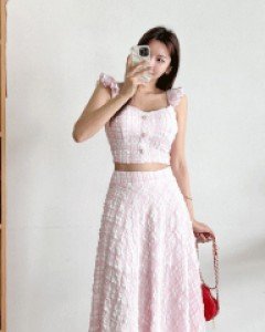 *아이디핑크 투피스*