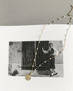 Coin jinju necklace