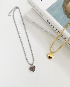 Heart chain necklace