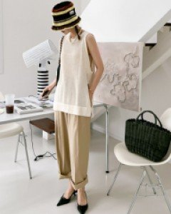 Vivid linen pants