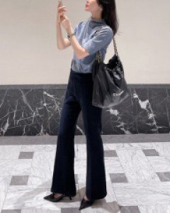 Role velvet bell pants