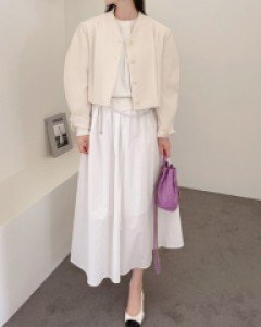 Joy banding flare skirt