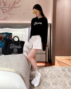 Shirt layered pants