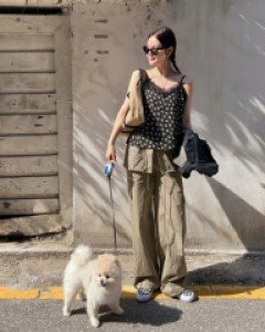 Spring cargo pants