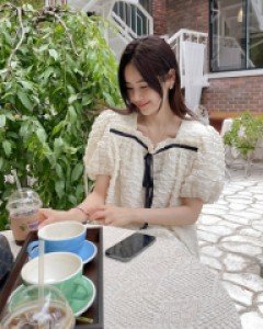 Riley volume blouse