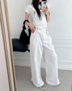 Two-piece overalls pants