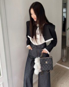 Hit lace mini jacket