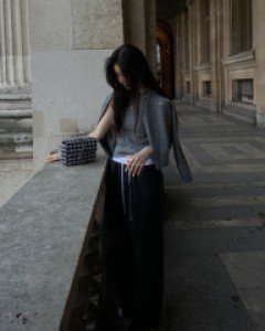 Merino wool V cardigan