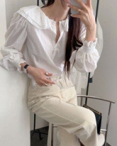 Madeleine ruffle blouse