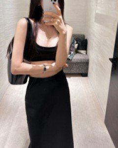 Viera satin sleeveless