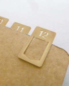 BRASS PRODUCTS  Number Clips