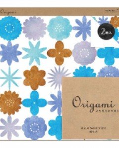 ORIGAMI - WATERCOLOR 블루 플라워