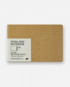 스파이럴 링 노트 MD화이트 무지 - B6