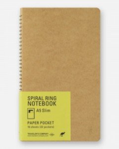 스파이럴 링 노트 Paper Pocket - A5 Slim