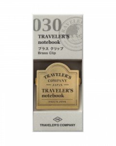트래블러스노트 BRASS CLIP (TRC LOGO)
