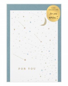 Card Letterpress printing - Stars