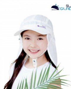 [썬글레이드] 오리지널 UV 플랩캡 아동 썬캡 휘슬스타퍼 - 아이보리